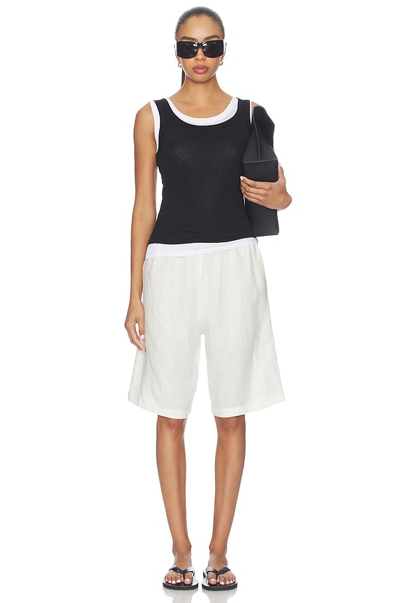 Linen Bermuda Short