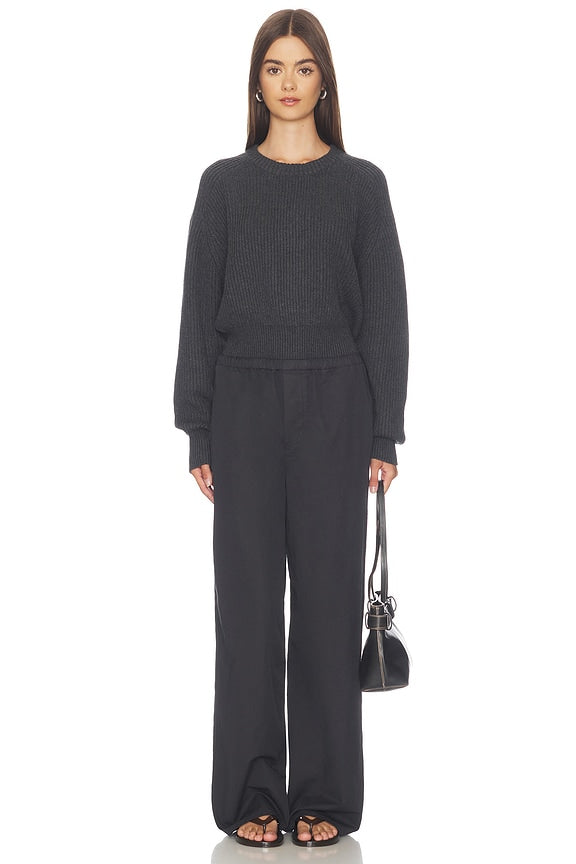 Cotton Cashmere Raglan Sweater