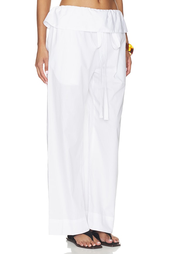 Cotton Peplum Pant