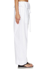 Cotton Peplum Pant