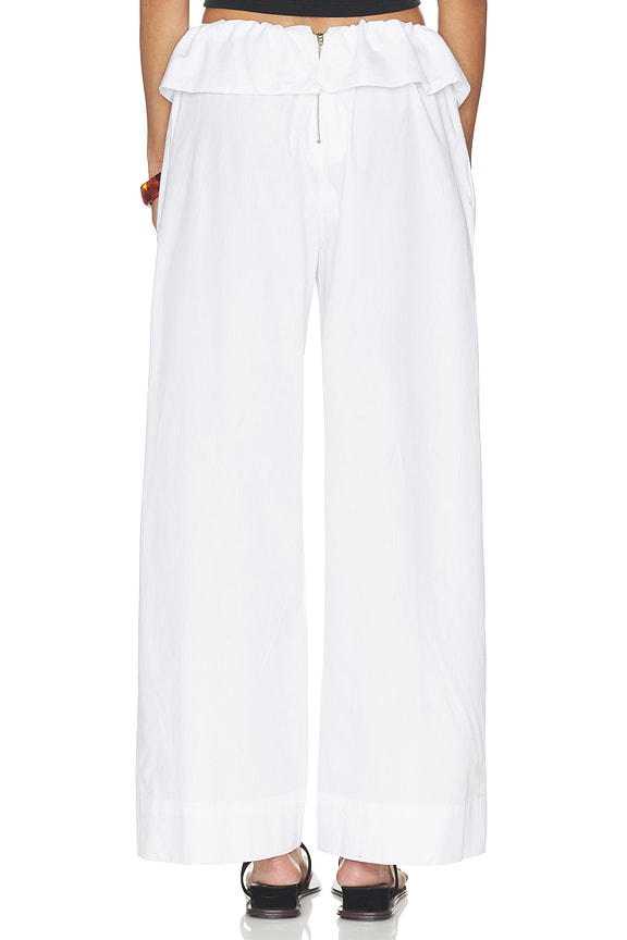 Cotton Peplum Pant