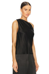 Satin Bias Off Shoulder Top