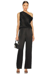 Satin Bias Off Shoulder Top