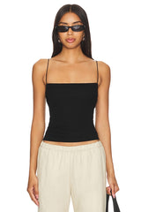 Silk Knit Strappy Essential Tank