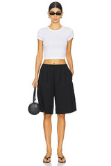 Supima Baby Cropped Tee