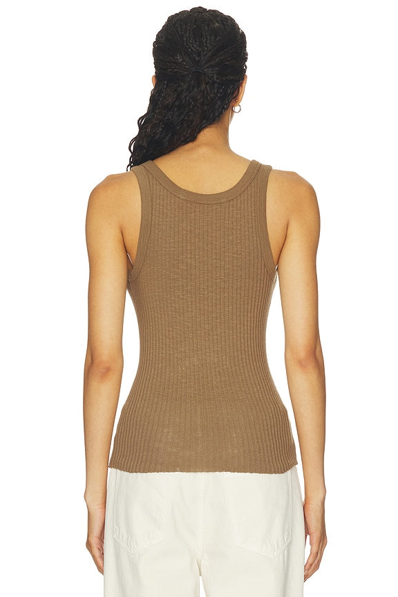 Military Rib Crop Tank