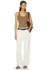 Military Rib Crop Tank