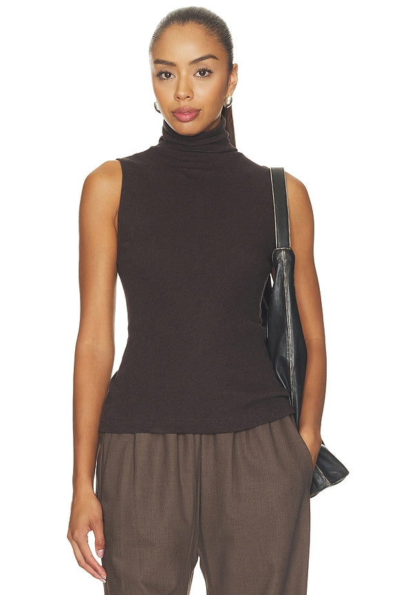 Cashmere Jersey Shell Top