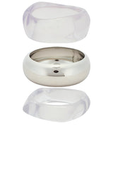 Liquid Resin Bangles Set Of 3