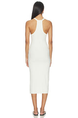 V-neck Racerback Midi Dress