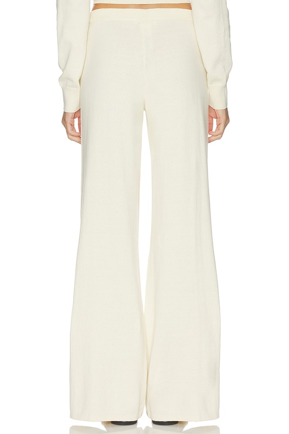 Cotton Cashmere Wide Leg Lounge Pant