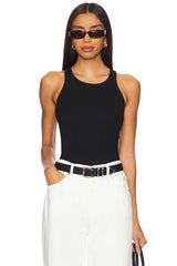 High Neck Fitted Tank Top