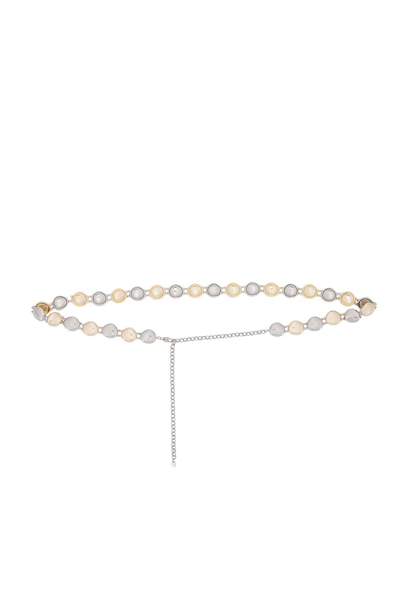 Polished Pebble Mixed Metal Belt