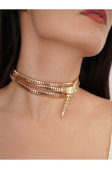 Wrap &amp; Clip Dual-wear Waist And Necklace Chain