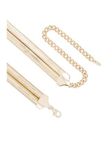 Wrap Around Flex Snake Chain Belt
