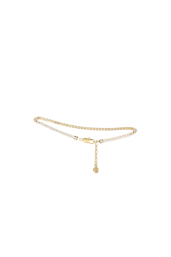 Single Crystal Band Anklet