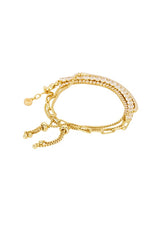 Crystal Chain Bracelet Set of 3