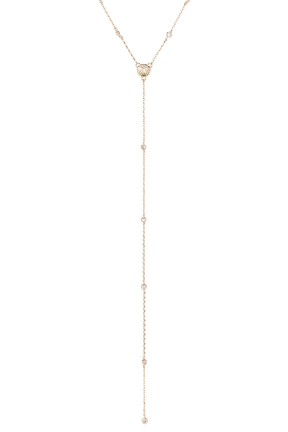 Santorini Shell Lariat Necklace