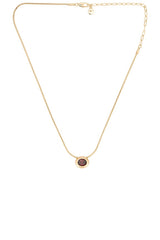 Bezel Stone Necklace