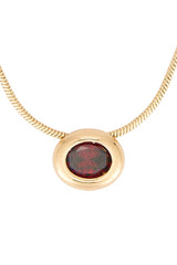 Bezel Stone Necklace