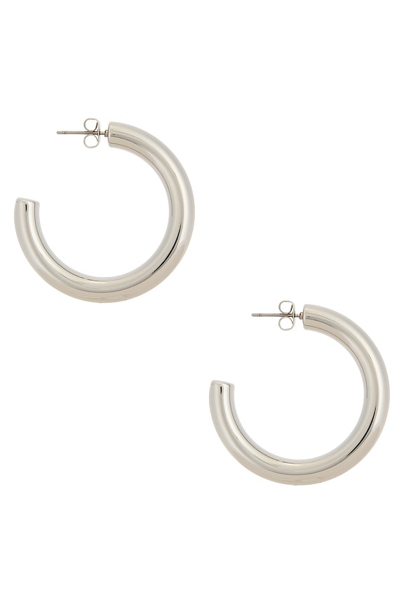 Medium Thick Classic Hoops