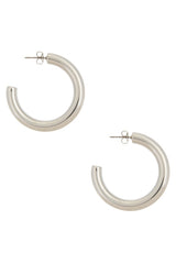 Medium Thick Classic Hoops