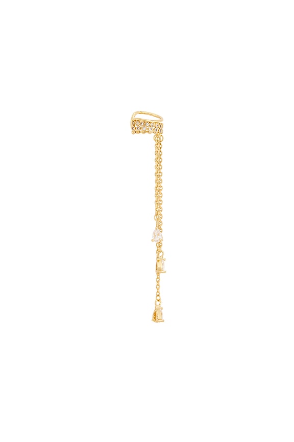 Crystal Waterfall Ear Cuff Earrings