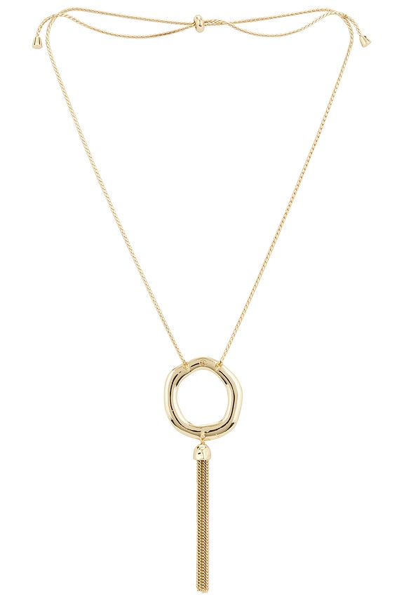 x REVOLVE Open Circle Tassel Necklace
