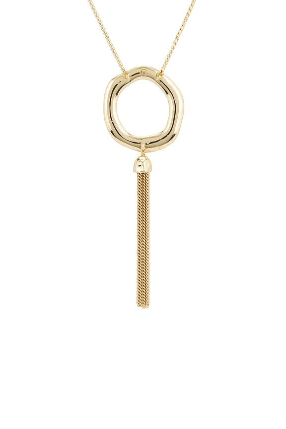 x REVOLVE Open Circle Tassel Necklace