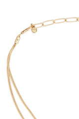 Open Circle Pave Necklace