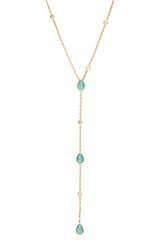 Dewdrop Lariat Necklace