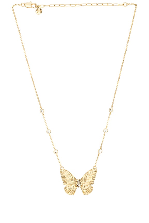 Fluttering Glow Pendant Necklace