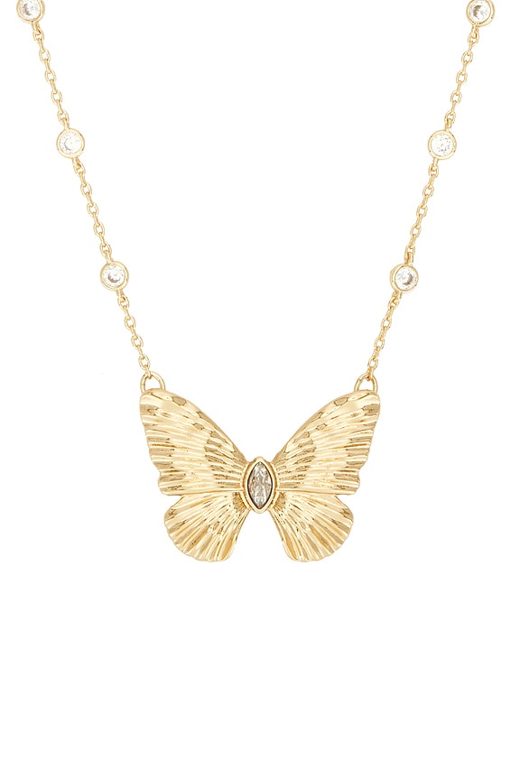 Fluttering Glow Pendant Necklace