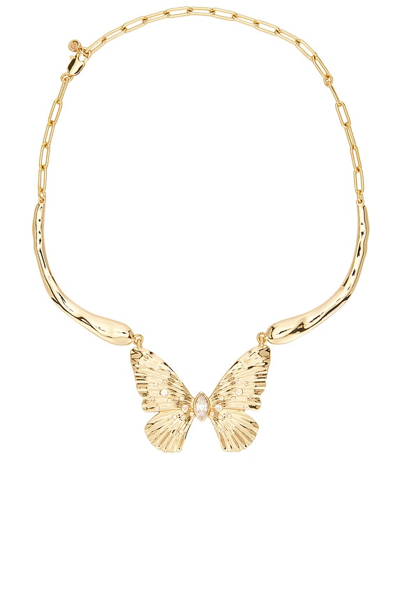 Fluttering Glow Collar Necklace