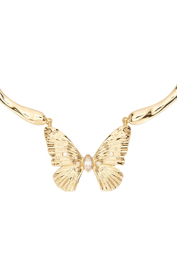 Fluttering Glow Collar Necklace