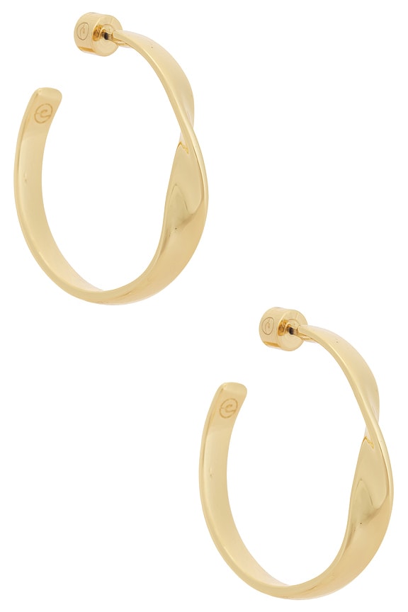 Heirloom Twist Medium Hoop Earrings