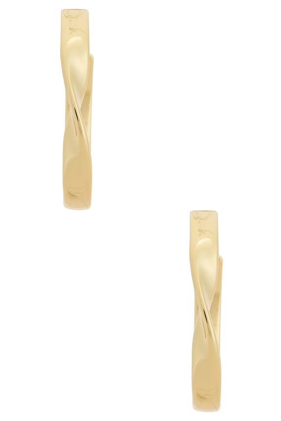 Heirloom Twist Medium Hoop Earrings