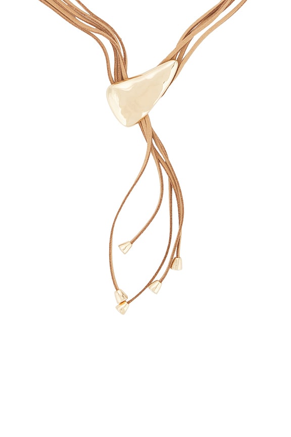 Molten Arc Bolo Necklace