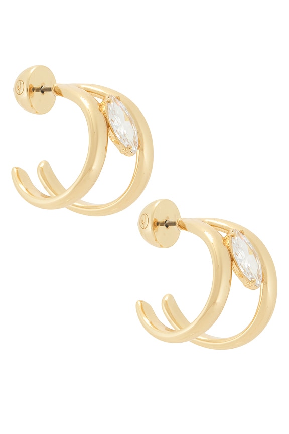 Orbit Crystal Hoop Earrings