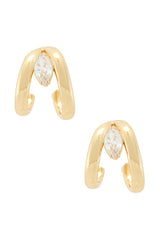 Orbit Crystal Hoop Earrings
