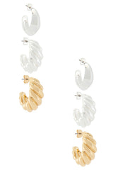 Two-tone Essential Hoop Set