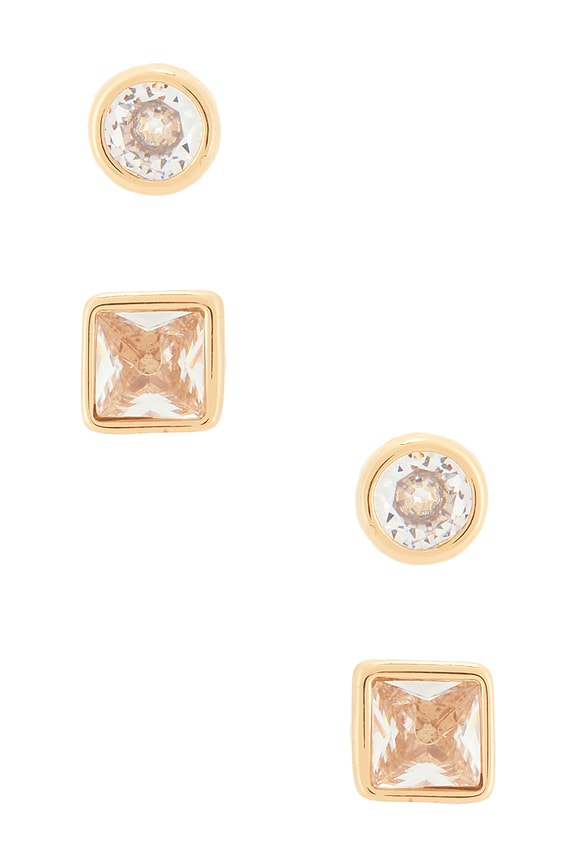 Classic Pairs Crystal Stud Set
