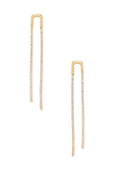 Double Chain Drop Earring