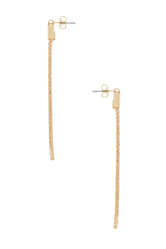 Double Chain Drop Earring
