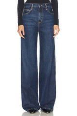 The Cuffed Wide Jeans