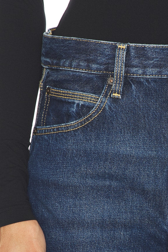 The Cuffed Wide Jeans