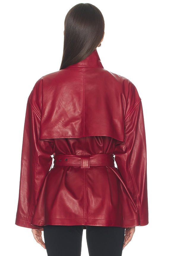 x Alexandra Leclerc The Alexandra Leather Trench