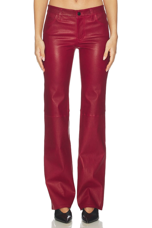 x Alexandra Leclerc The Leather Rouge Pant