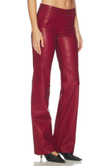 x Alexandra Leclerc The Leather Rouge Pant