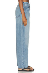 The Mercer Mid Rise Easy Barely Barrel Jean
